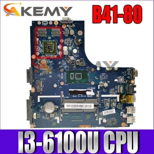 Applicable to B41-80 notebook motherboard I3-6100U EXO2G number LA-D101P FRU 5B20K57286 5B20K57297 5B20K57284 5B20K57298
