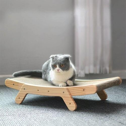 Cat Scratching Board Durable Scratch Pad Reusable Corrugated Cat Scratcher Cardboard Protect Furniture Cat Toys Pet Supplies
