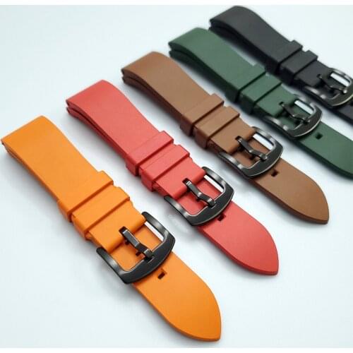 For Oneplus Watch Silicone Fluorine Rubber Strap Band Watchband one plus Smartwatch Sports Wriststrap Bracelet Accessories