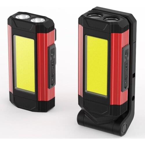 Work Light A Type Folding LED Work Auto Repair Light USB Rechargeable Repair Light Multifunction COB Glare Flashlight Waterproof