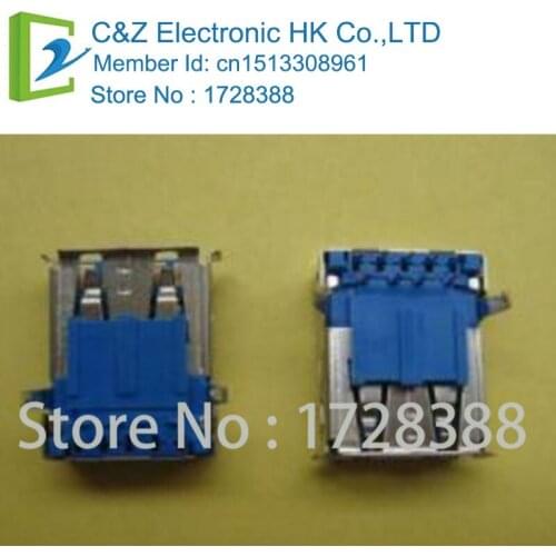 UEA1112C-4HK1-4H 9 Position Right Angle 3.0 USB Connector bule new&Original Free shipping