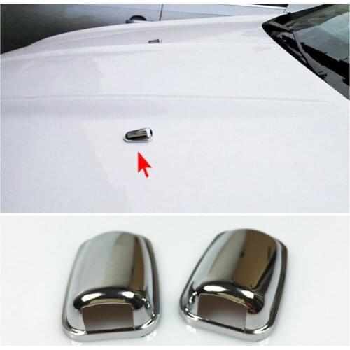 Unique 2PCS Protective Cap Sprinkler Head Water Spray Nozzle Wiper Water-jet Cover Trim For Ford Focus 2 3 4 MK2 MK3 MK4