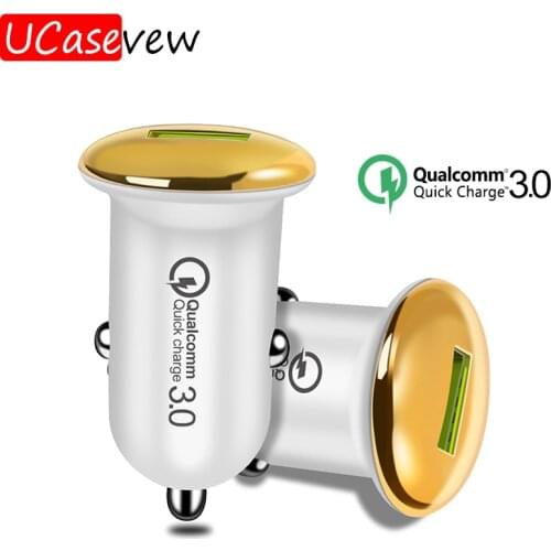 USB Car-Charger 18W 3A Fast Charging for Samsung iPhone Huawei Universal Mobile Phone Quick Charger 3.0 Car Charge USB Charging