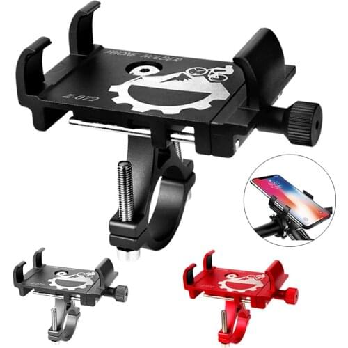 Bicycle Phone Holder Universal Bike Motorcycle Handlebar Clip Stand Mount Cell Phone Holder Bracket for iPhone 11 Pro Max