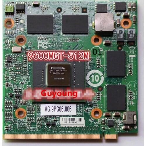 GeForce 9600M GT GDDR3 512MB MXM G96-630-A1 for Acer Aspire 6930 5530G 7730G 5930G 5720G Laptop Graphics Video Card