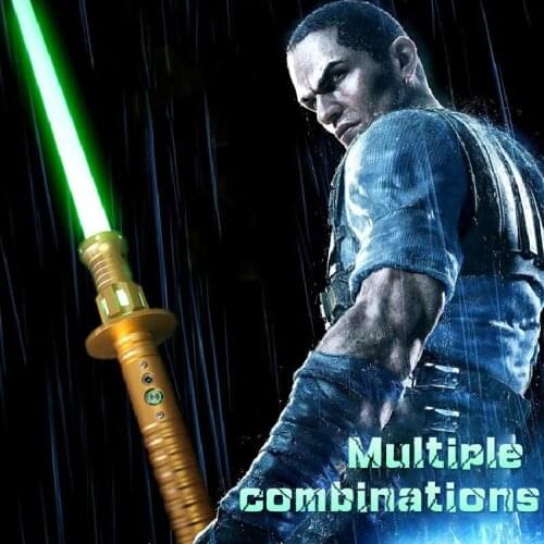 YDD Lightsaber LED Light Saber Toy Force Wars Metal Handle Light saber Laser Sword Samurai Knife Weapon Luminous Outdoor Toys