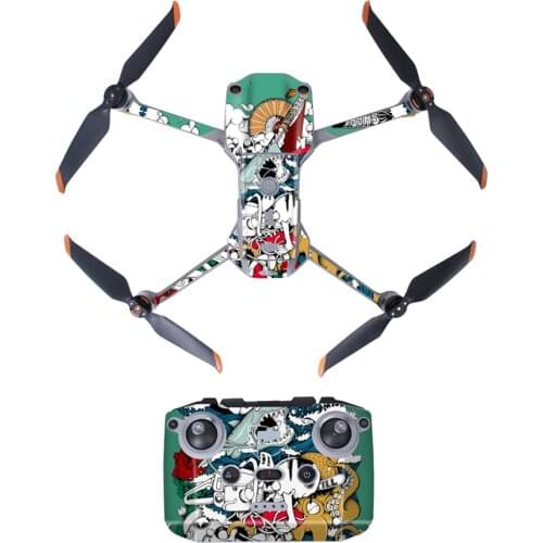 Mini 2 Protective Film PVC Stickers Waterproof Scratch-proof Decals Full Cover Skin for DJI Mavic Mini 2 Drone Accessories