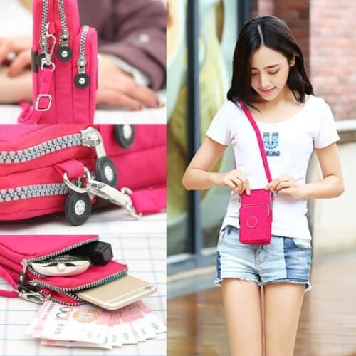 Women Messenger Crossbody Bag Wallet Handbag Phone Pouch Case Zipper Casual Shoulder Bag Purse B99