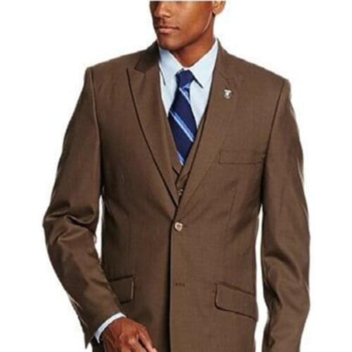 2017 Exquisite Modern Fit Wedding Prom Clothing Groom Wear Tuxedos Bridegroom men Suit Business mens suits (Jacket+Pants+Vest)