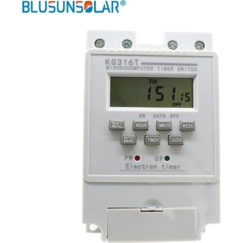 220V automatically micro computer timer switch disconnect switch 1min-168h for electric cooker lamp water heater