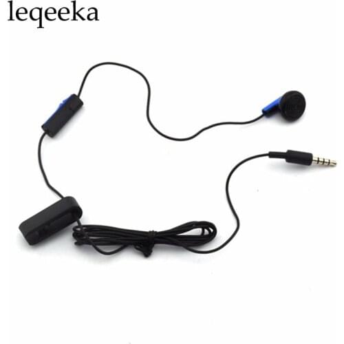 50pcs 120cm 3.5mm Gaming Headset Earphone With MIC ON/OFF For Sony For playstation 4 For PS4 wireless controller