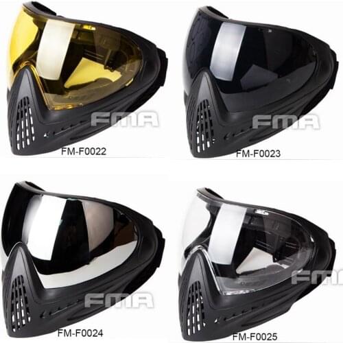 FMA-F0024 Tactical Paintball Full Anti-fog Goggle Single Layer Mirror
