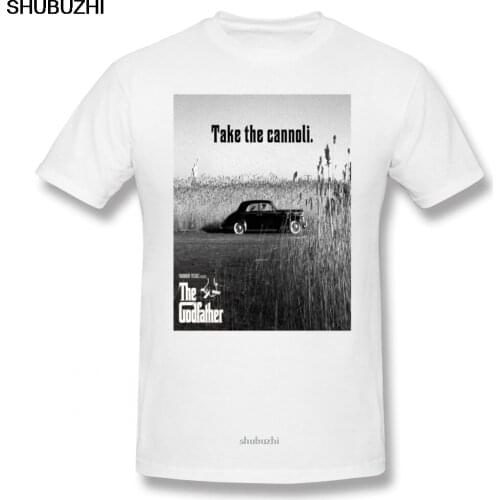 The Godfather T Shirt The Godfather Take The Cannoli T-Shirt Basic Plus size Tee Shirt Cotton Fun Graphic Tshirt sbz8057