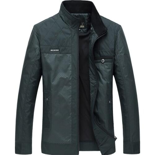 Long Sleeve Jacket For Men Spring Autumn Classic New Solid Stand Collar Baggy Streetwear Casual Thin Trench Male Coat 2019 Cloth