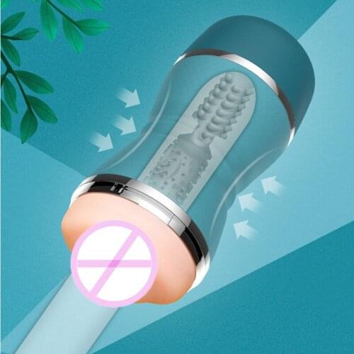 Double head Male Masturbator Cup Sex Toys Artificial Real Feeling 3D Deep Throat Tongue Oral Masturbation Cup Adult Product Shop