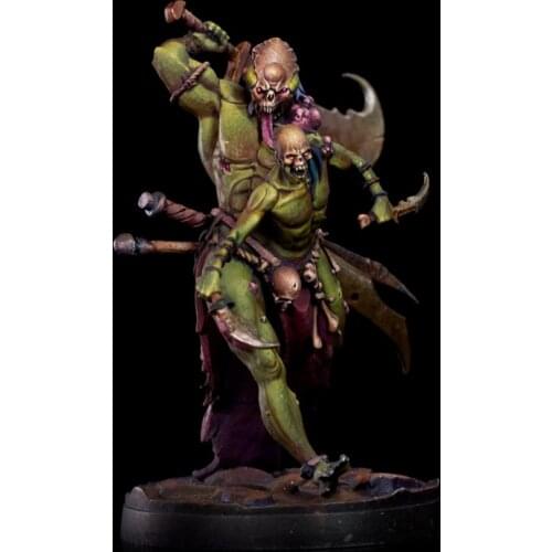 63mm Resin Model kit figure GK, Atriarchs of Ruin, Skeleton Warrior Fantasy theme, Unassembled and unpainted kit