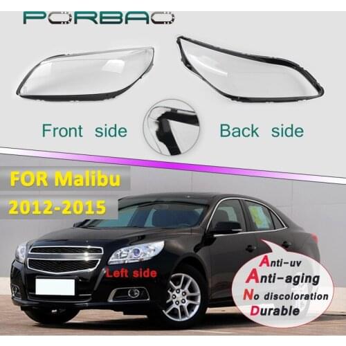 Car Headlamp Lens Car Headlight Replacement Lens Auto Shell Cover For Chevrole Malibu 2012 2013 2014 2015 DIY