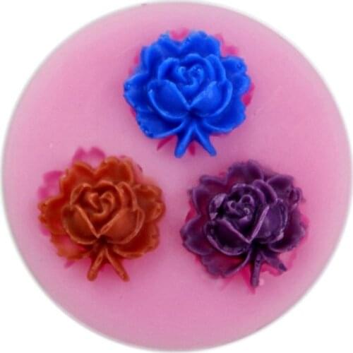 3D flowers shape silicone mold Eco-Friendly fondant kithchen DIY cake decorating tool
