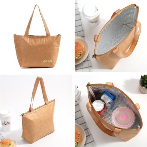 Foldable Lunch Box Bag For Kids Reusable Leakproof Food Storage Container Lunch Bento Box Bag Eco-friendly Outdoor Picnic Bag