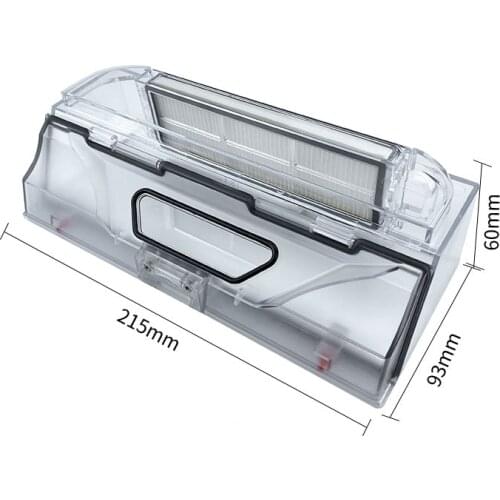 Dust Box Replacement For Xiaomi Mijia 1C STYTJ01ZHM Robotic Vacuum Cleaner Dust Bin Home Sweeper Parts Accessories