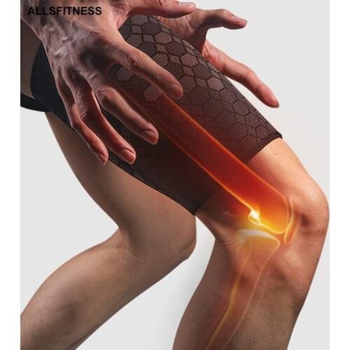 1 PCS Sport Thigh Guard Protector Pads Support Fitness Leggings Leg Knee Support Compression Thighs Legguards Football Ride Leg