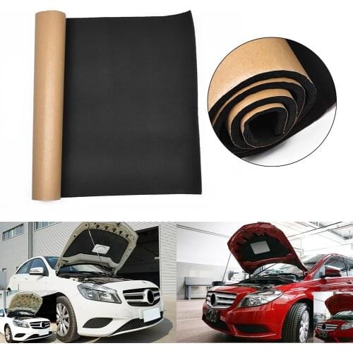 30x50cm 6mm/3mm Car Foam Cotton Mat Deadener Reduction Noise Sound Insulation Cotton Door Trunk Soundproof Car Accessories