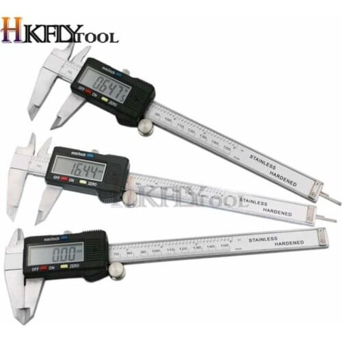 0-100mm 4inch stainless steel digital vernier caliper pocket vernier caliper mini gem caliper micometer thickness measure tool