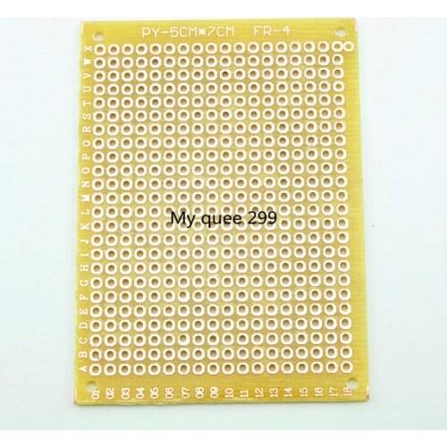CNC epoxy board 5*7CM experimental board hole board universal board thickness 1.2mm