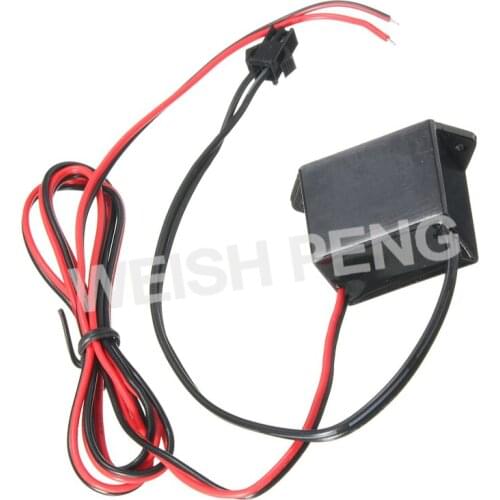 DC 12V Mini Neon EL Wire inverter for 1-5M LED EL Wire Light Driver Supply Adapter Flexible Neon Wire Driver