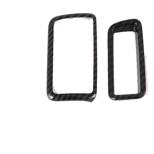 For Kia K7 Cadenza Premire 2020 2021 ABS Carbon Fiber Car Headlight Adjustment Knob Switch Cover Trim Interior Accessories