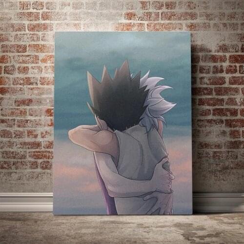 Home Decoration HD Printed Gon Killua Hxh Canvas Painting Anime Poster Wall Artwork Modular Pictures For Living Room Framework