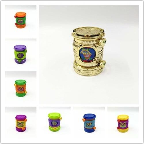 1pcs Superzings Garbage Empty Trash Can Model Toy Compatible 3cm Anime Action Figures Superzings Zomlings Kids Boys Gifts