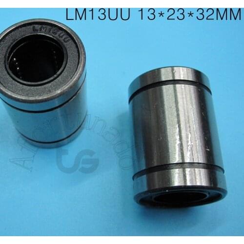 LM13UU bearing 13*23*32mm free shipping 10pcs/lot LM13UU 13mm Linear Ball Bearing Bushing 13*23*32mm for 3d printer parts