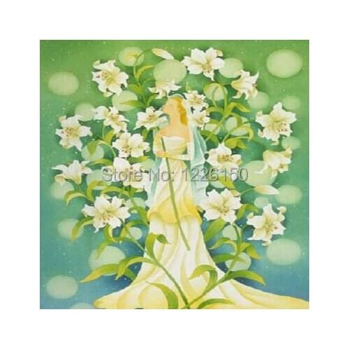 Nature scenic backdrop newborn photography background 5x7ft ,hand painted weddings backdrops ,muslin backgrounds children13-90