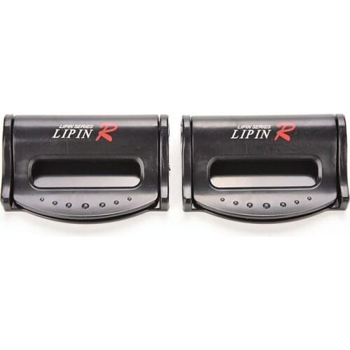 Adjustable Hard Plastic ABS Car Auto Truck Safety Seat Belt Strap Buckle No-Slip Anti Slip Clip Stopper Black Siver 2PC/lot 3cm