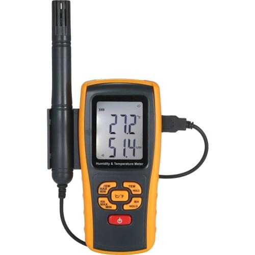 KKmoon Detachable Thermohygrometer Digital Temperature Humidity Meter BT Connection Industrial Thermo-Hygrometer Measuring Wet