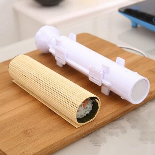 Sushi Maker Roller Rice Mold Vegetable Meat Rolling Gadgets DIY Push type Sushi Device Making Machine Kitchen Accessories