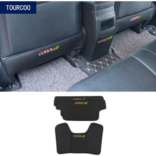 For Toyota Corolla 2009-2021 Back Seat Anti-kick Pad Car Modification Children Anti-dirty Protective Mat