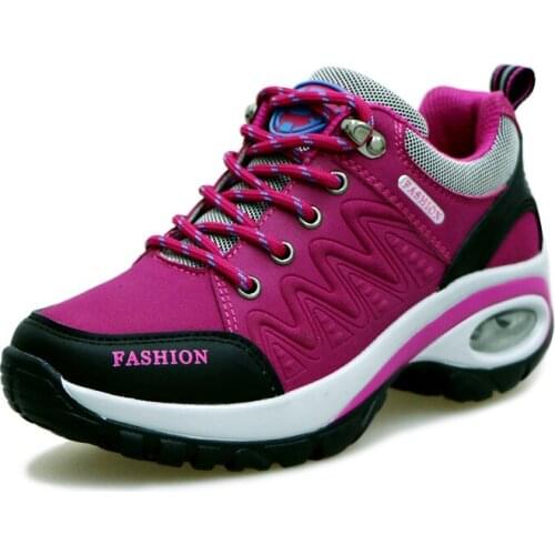 Koovan Womens Hiking Shoes 2020 new Outdoor Sneakers Casual Anti-slip Waterproof And Breathable Sport COUPLES Shoes For Women