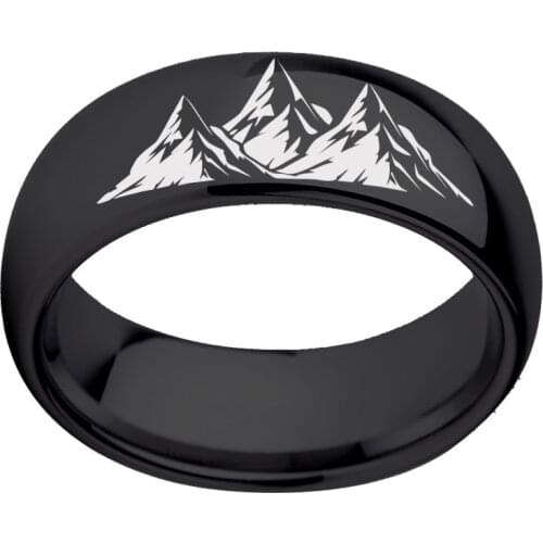 Mountain ring 2020 Fashion Personality Jewelry Accessories Rings For Woman Men Stainless Steel Finger Rings Christmas Gift