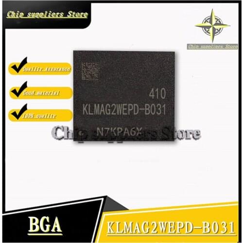 1PCS-10PCS) KLMAG2WEPD-B031 emmc16G BGA153 ball mobile phone repair IC New and original