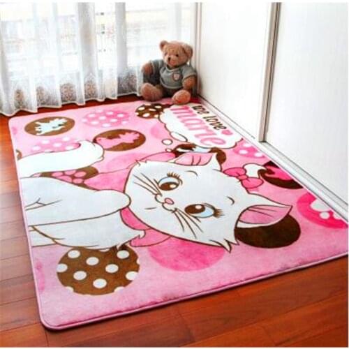 1Pcs Fashion Coral fleece Cartoon totoro bedroom carpet living room mat yoga mat tea table Lovely children room crawling mat