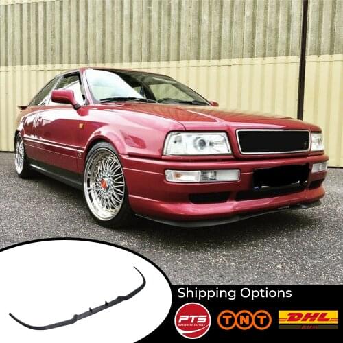 For Audi S2 B4 CUPRA R FRONT SPOILER BUMPER LIP Euro Spoiler Lip Universal 3 pcs Body Kit