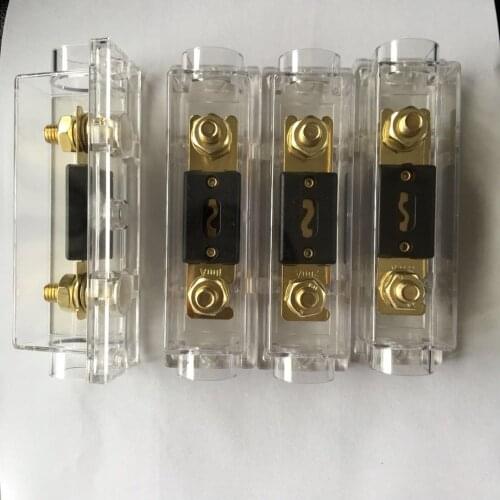 4PCS/LOT Car Audio Amplifier ANL Fuse Holder with ANL Fuse 80A 100A 150A 200A 250A