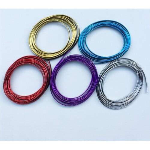 5M/Pack Car Interior Chrome Moulding Trim Strip Universal Decorative Line Auto Accessory Free Squeegee