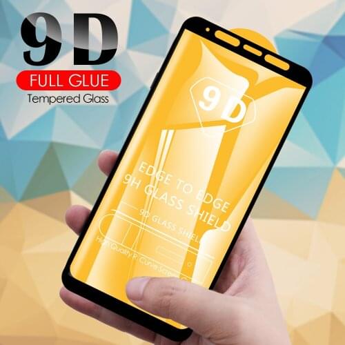 9D Tempered Glass Screen Protector For Samsung Galaxy J4 J6 Plus J8 A9 Pro A8 A7 A6 2018 Full Cover Protective Glass Film