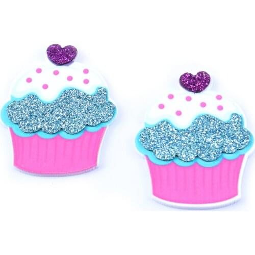 David accessories glitter cake flat back planar resin diy decoration crafts accessories 10pieces,DIY handmade materials,10Yc5358