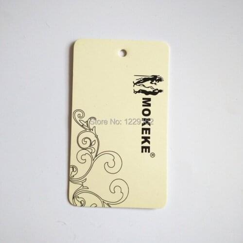 Free shipping 500pcs/lot customized paper hang tag/clothing swing tag labels/garment bag printed tags brand care labels logo