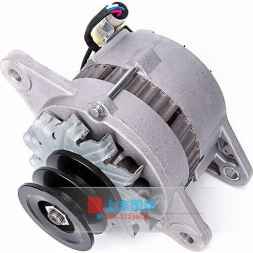 Free shipping Sumitomo SH120A3 KOBELCO SK120-6 / SK135 generator 4BG1engine motor 24V45A excavator digger parts