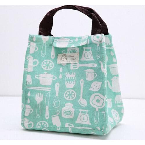 Large Insulated Lunch Bag Cooler Picnic Bag Travel Food Box Women Tote Carry Bags /BY
